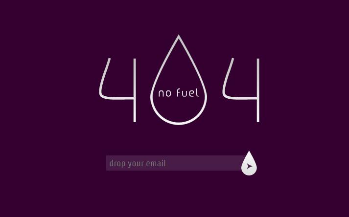 紫色水滴效果的404网页模板下载