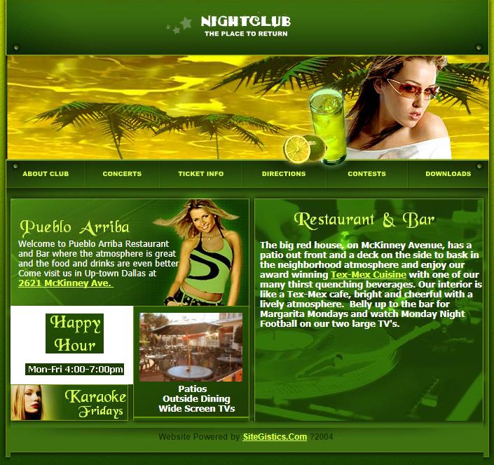 酷炫绿色风格的啤酒企业网站模板下载