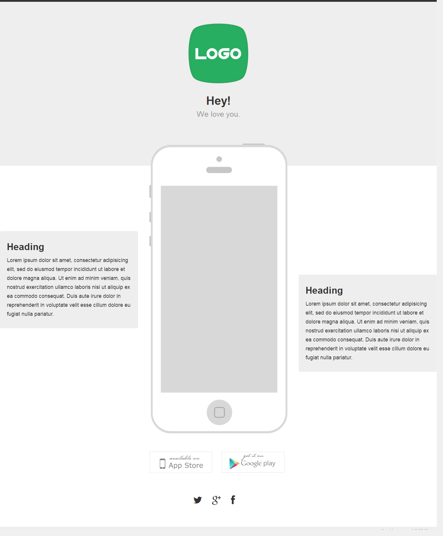 白色简洁风格的苹果手机设计网站模板下载
