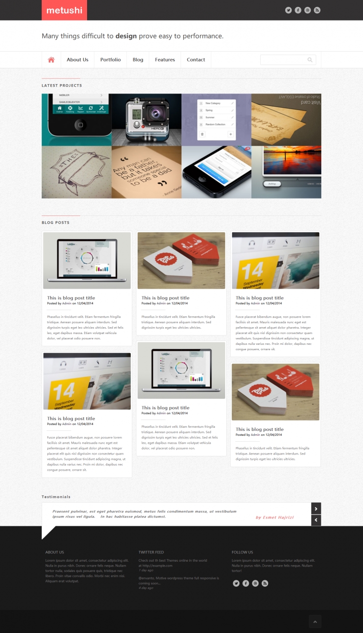 红色简洁风格的名片印刷制作企业网站模板