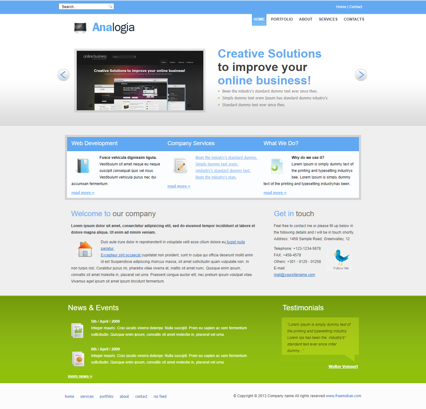 精致大气效果的网站项目案例企业网站模板下载