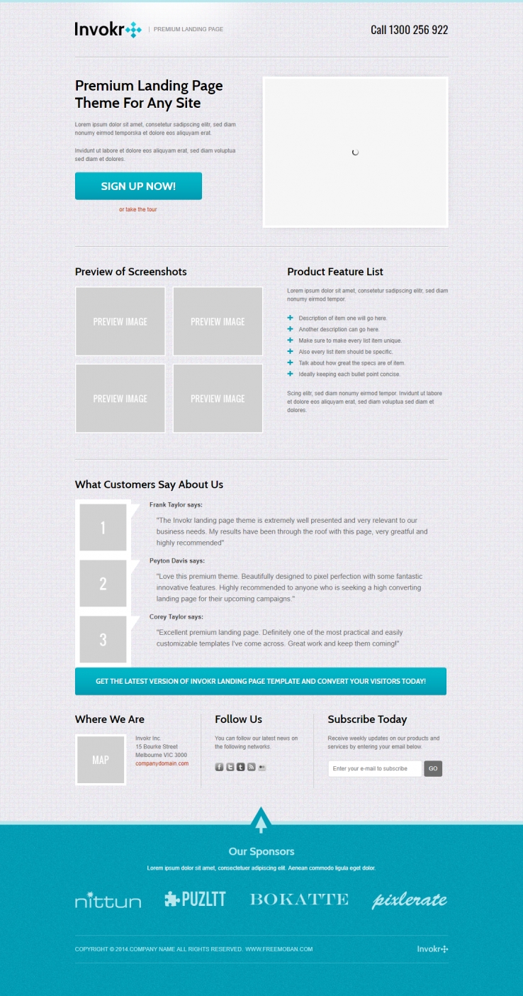 灰色简洁单页的企业业务网站模板下载