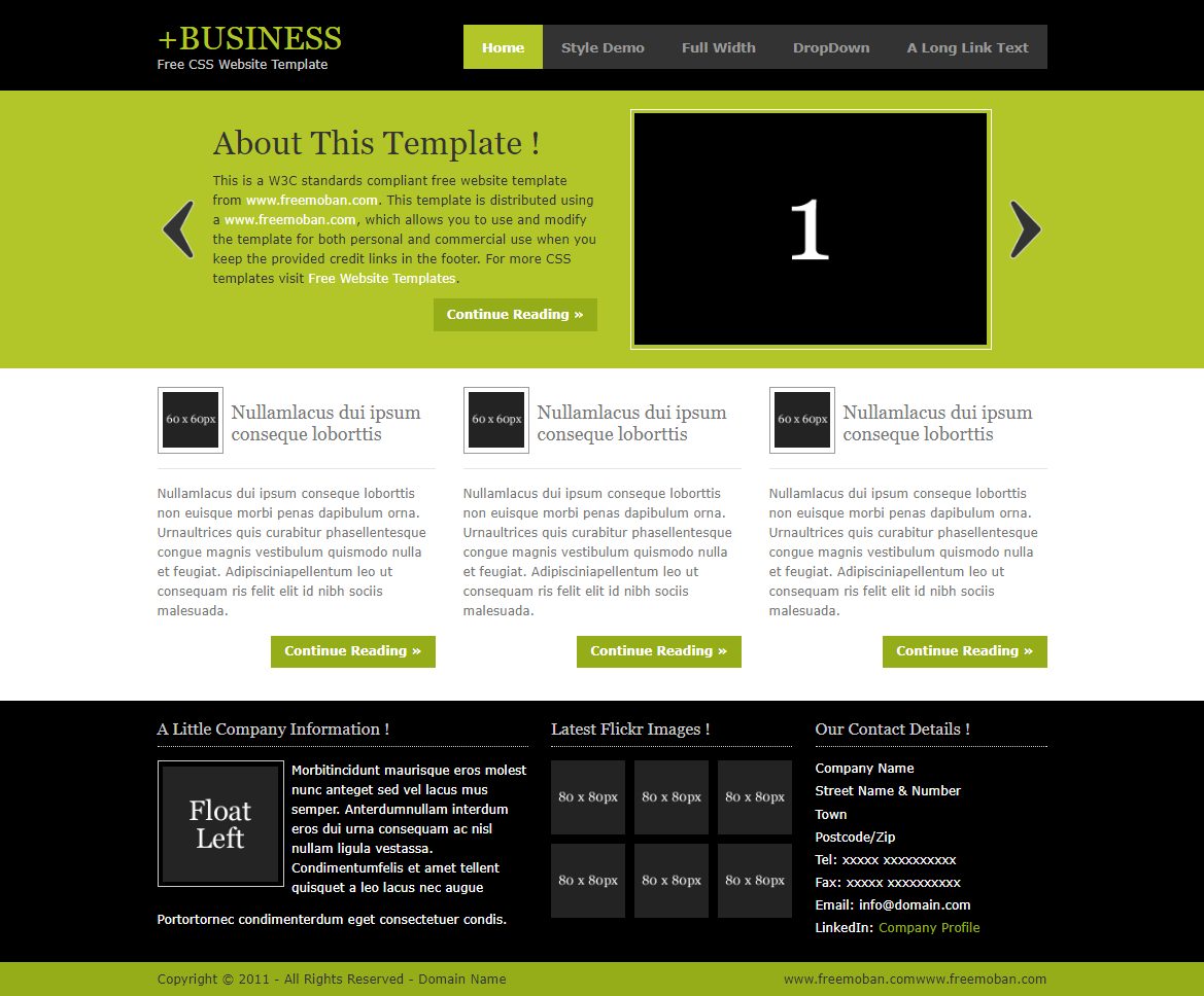 精致简洁效果的商务企业整站网站模板下载