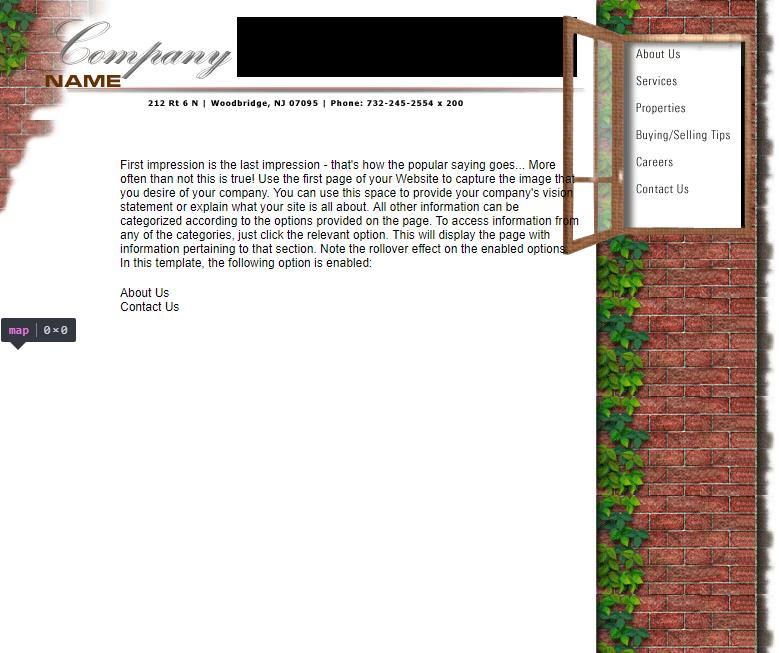 精致创意漂亮的房产企业网站模板下载