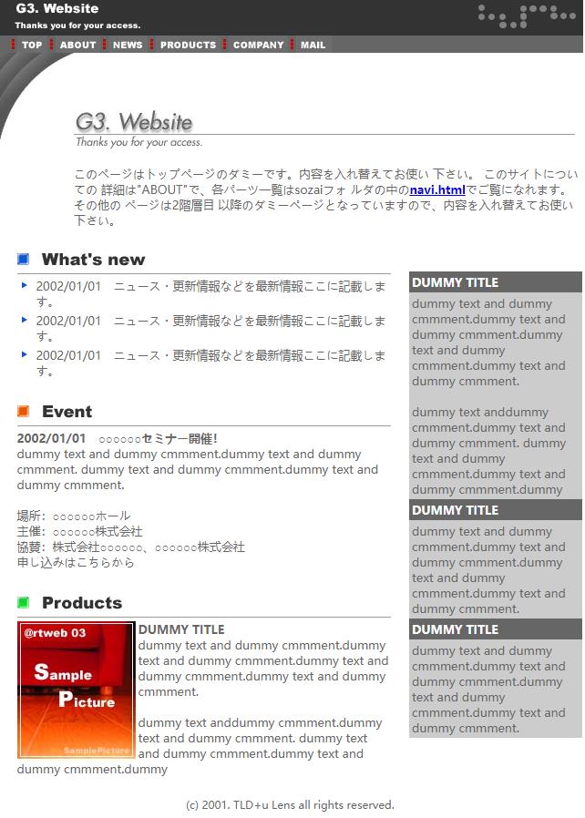 灰色简洁风格的整站网站模板下载