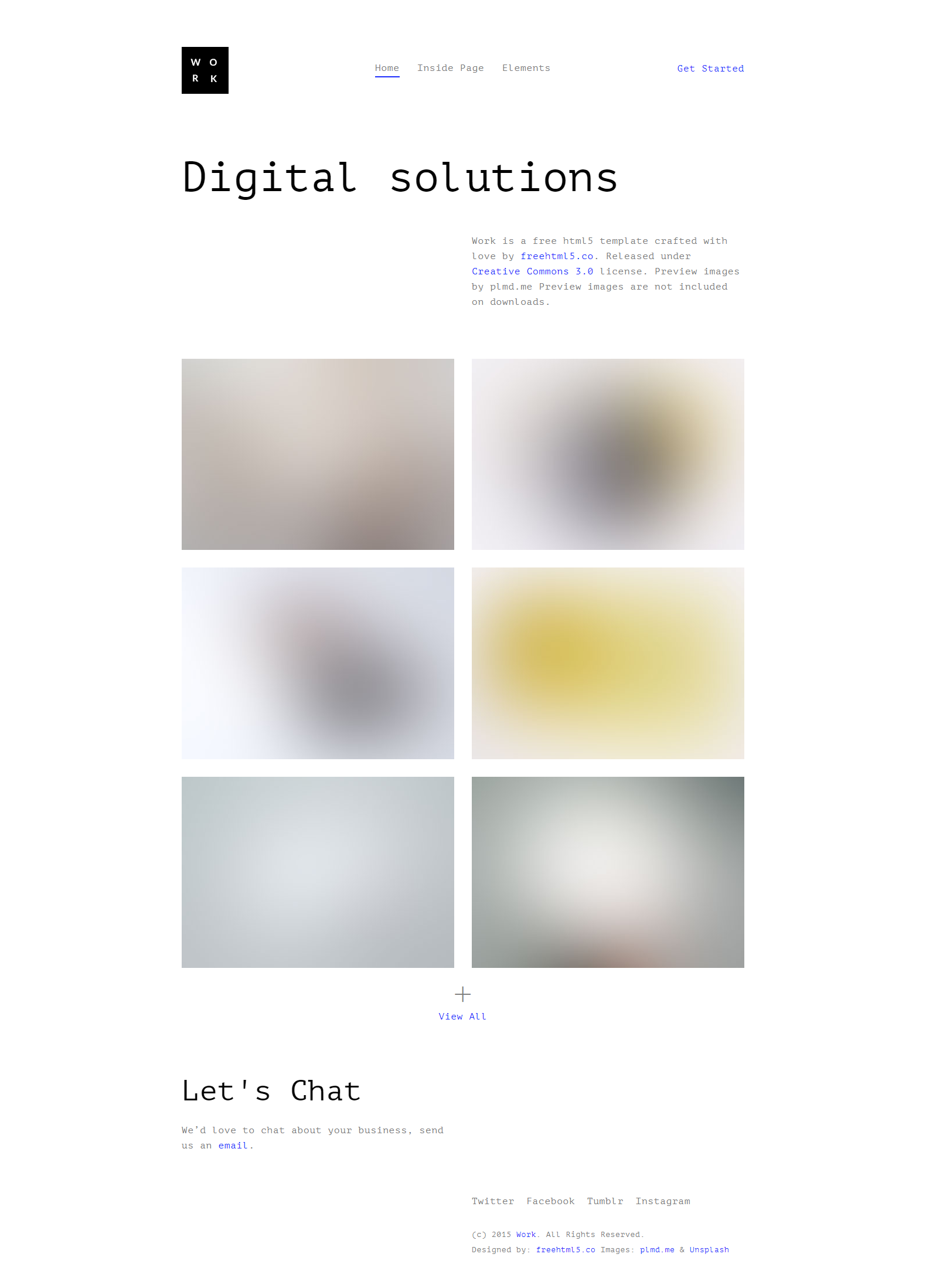 白色简洁风格的数字图片展示源码下载