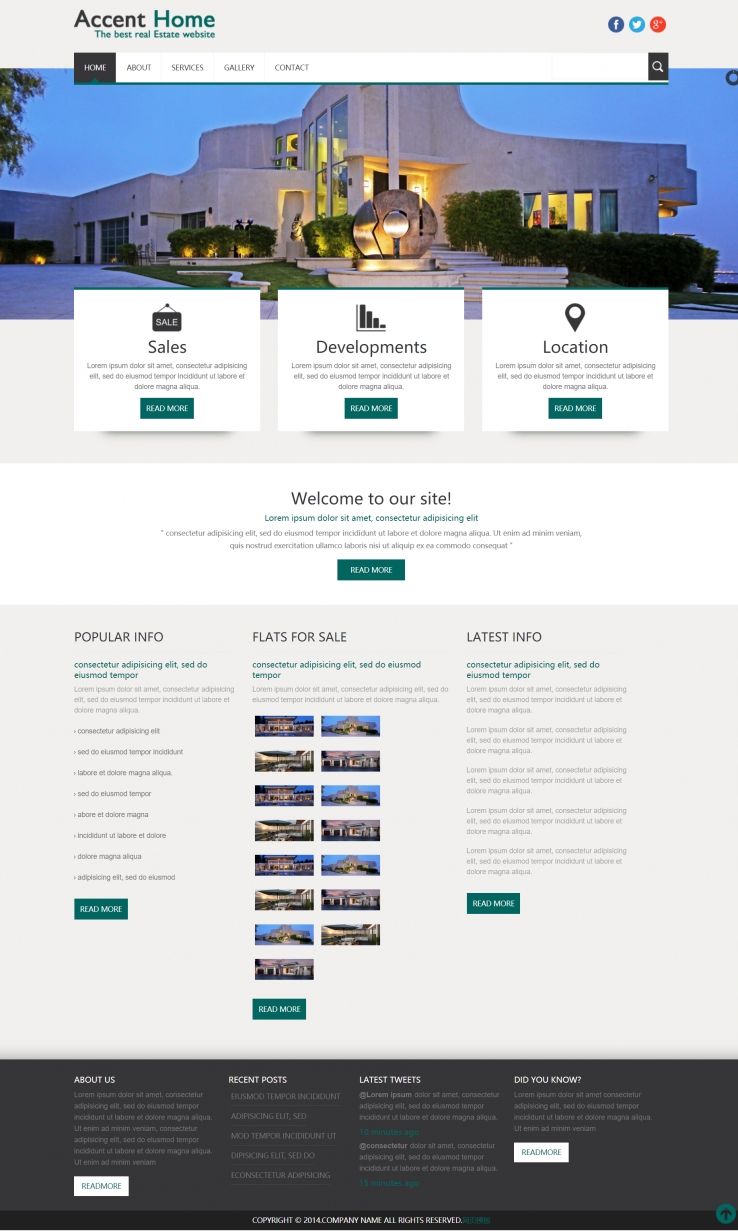绿色简洁风格的休闲度假酒店企业网站源码下载