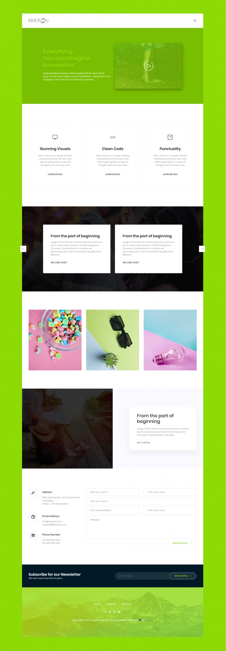 绿色简洁形式pc+wap创意运动产品网页模板代码