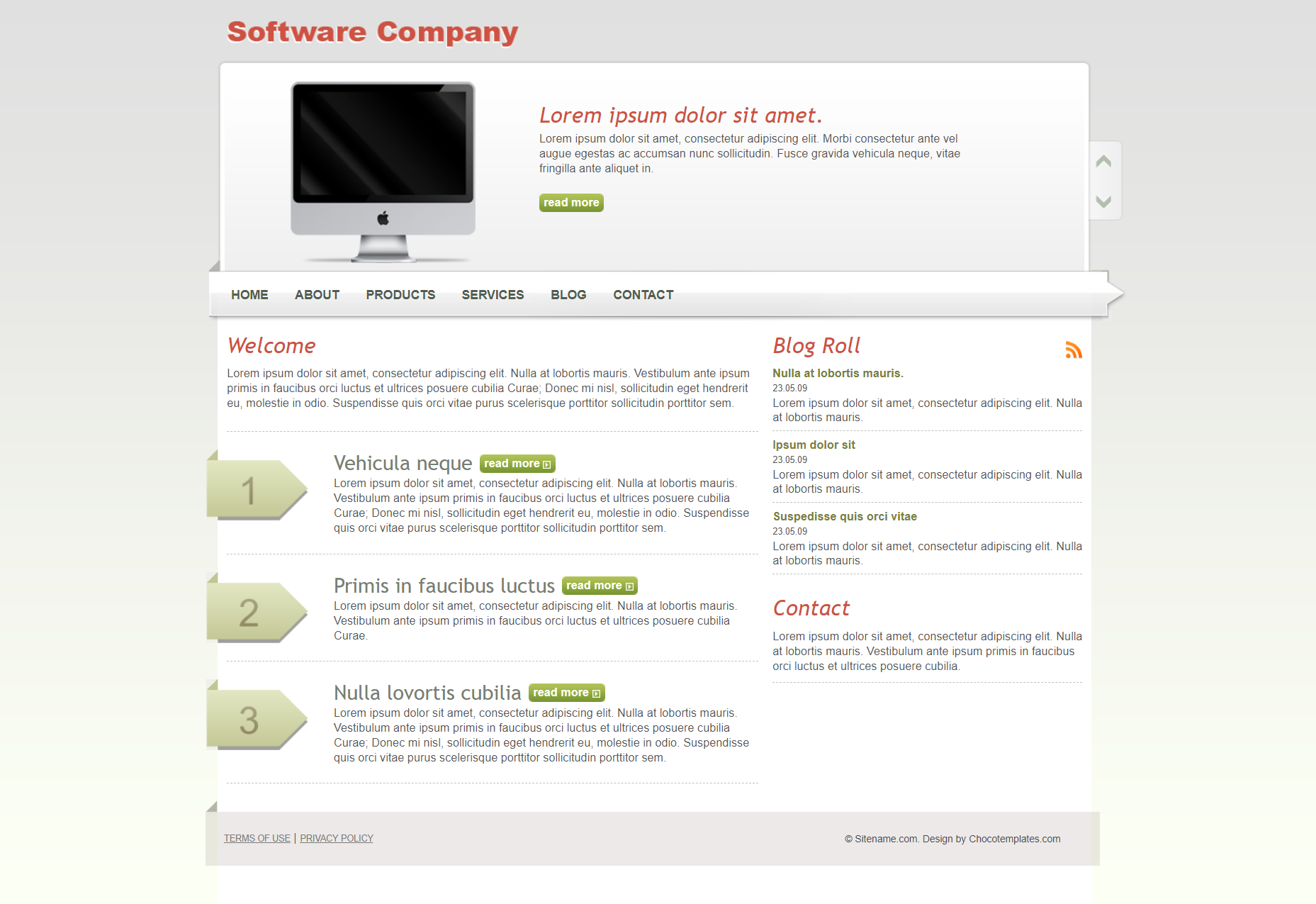 绿色简洁形式pc+wap软件开发网页模板代码