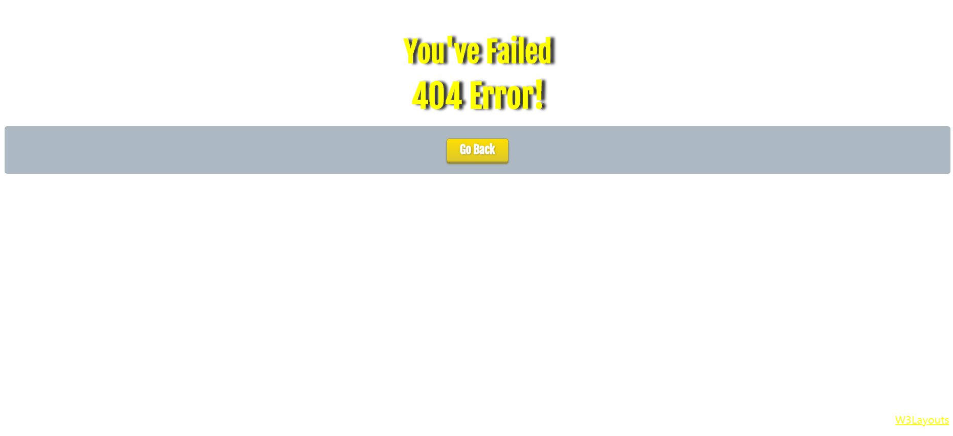 黄色欧美形式pc+wap错误打开失败网页模板代码
