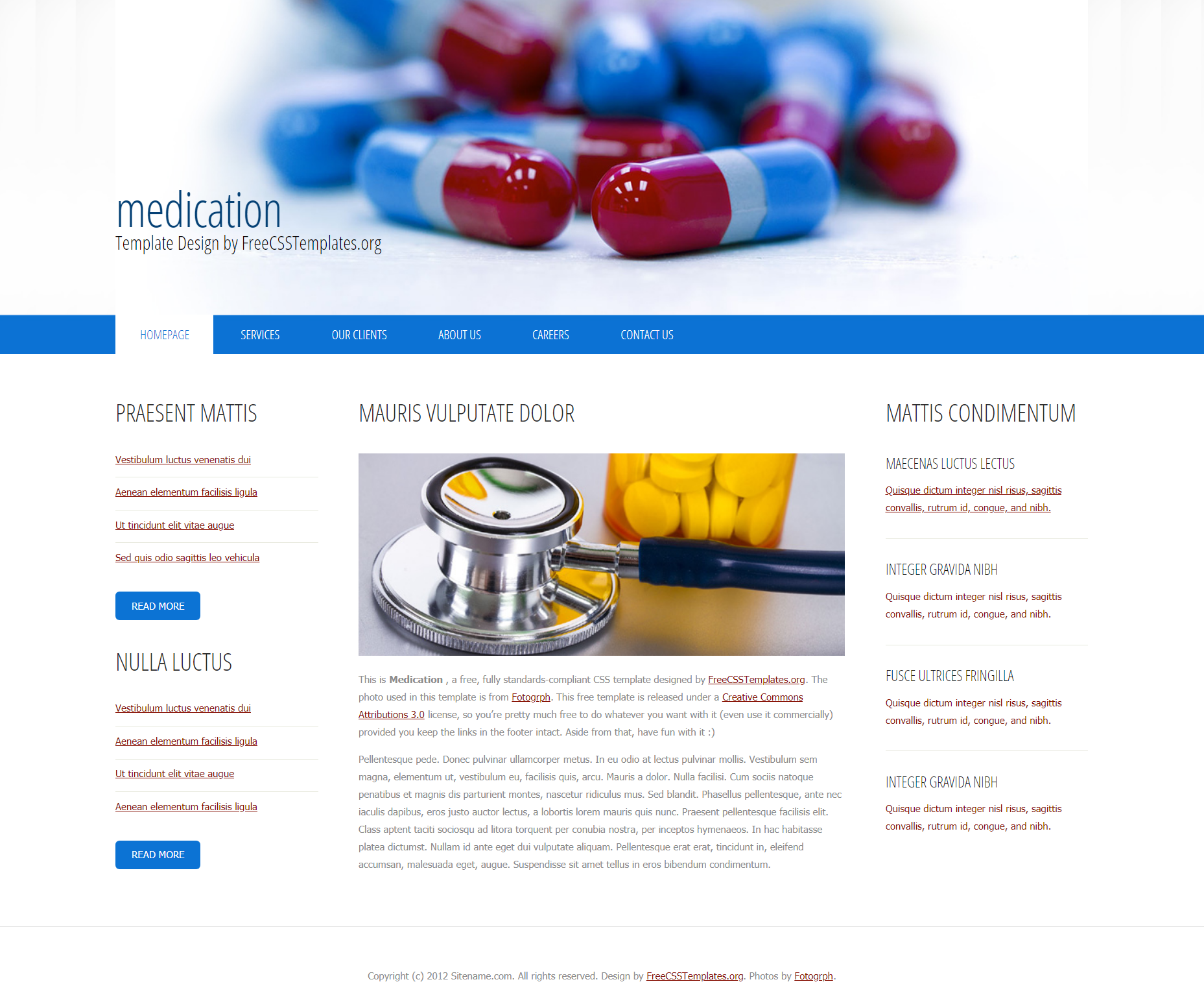 HTML5蓝色宽屏样式生物制药企业网页模板代码下载