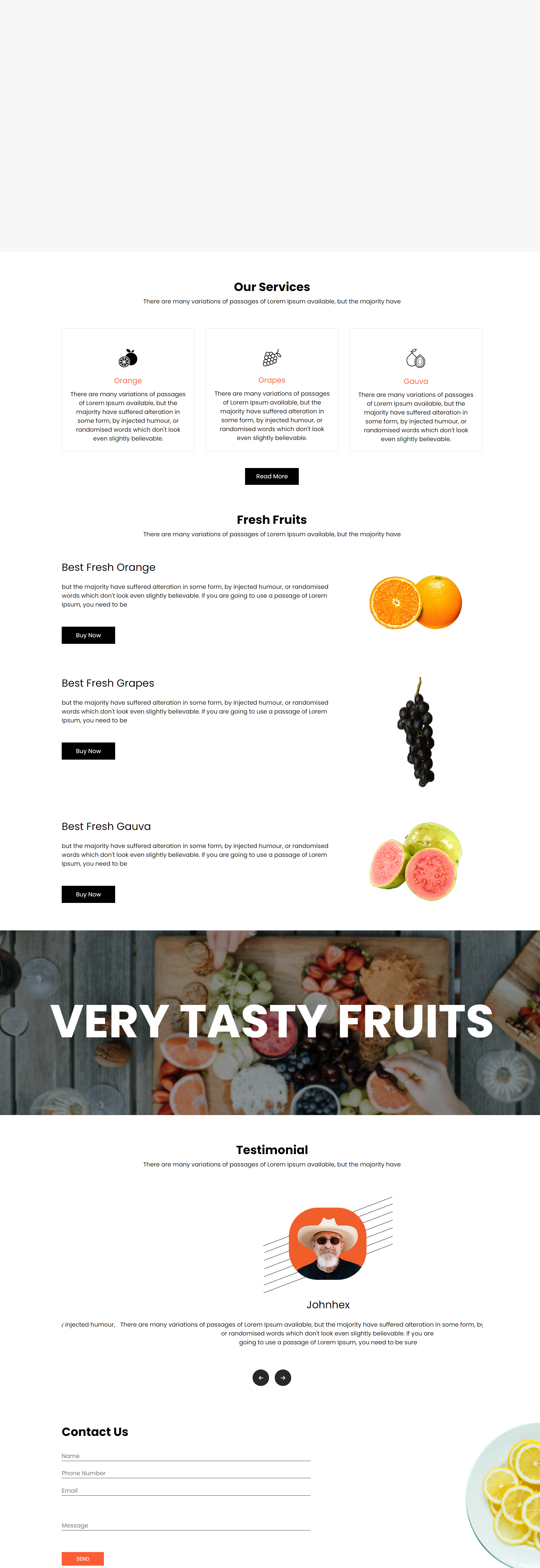 红色简洁形式pc+wap新鲜水果超市企业网站模板代码